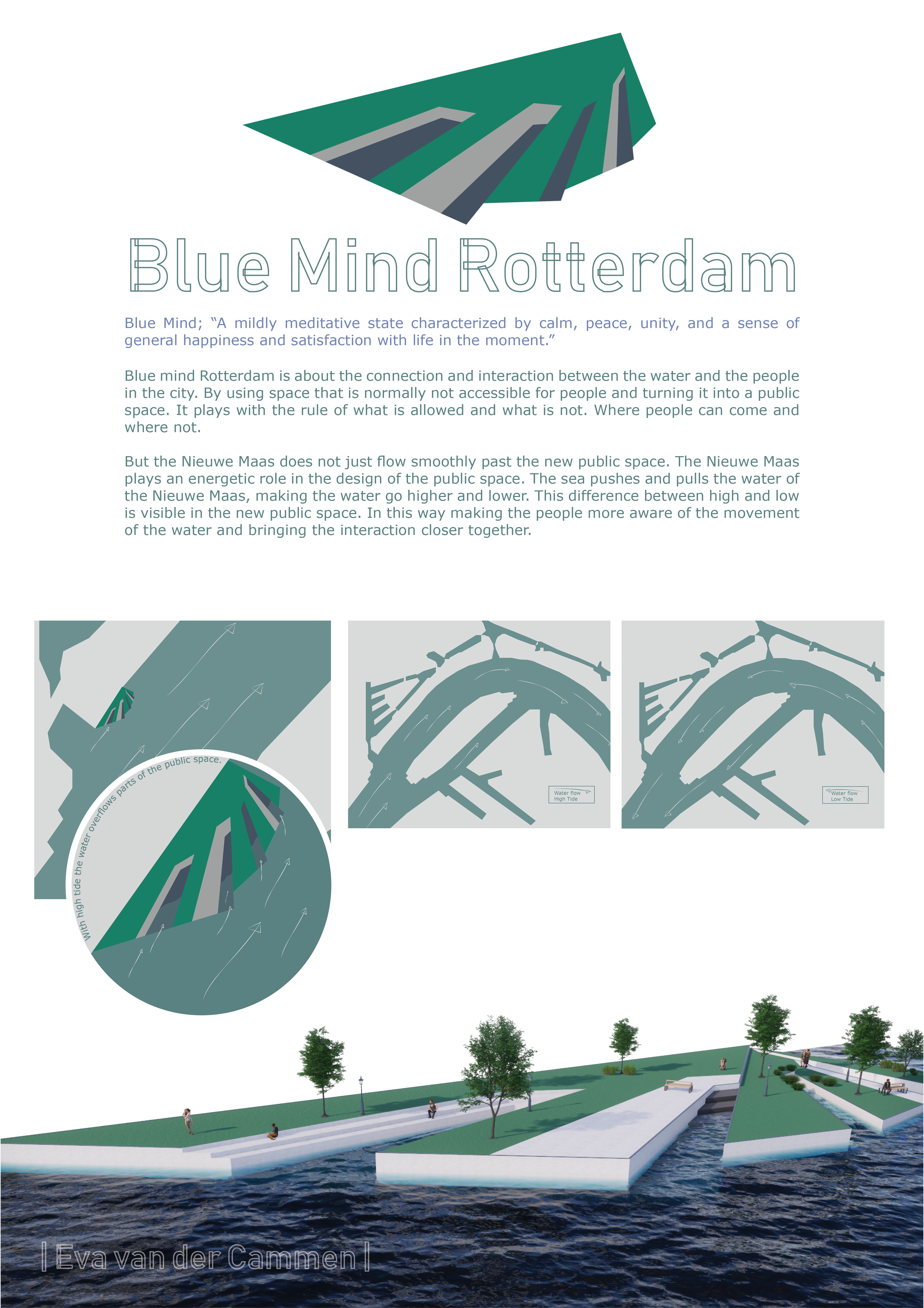 Poster floating park